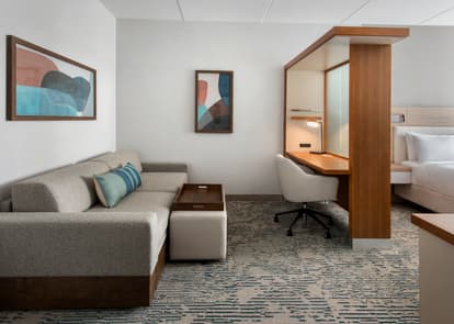 Interior photo of guest room 